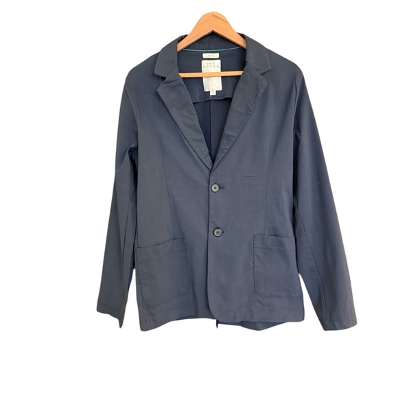 Ike Behar S NWOT travel blazer rayon/spandex Navy Lightweight - Picture 1 of 13
